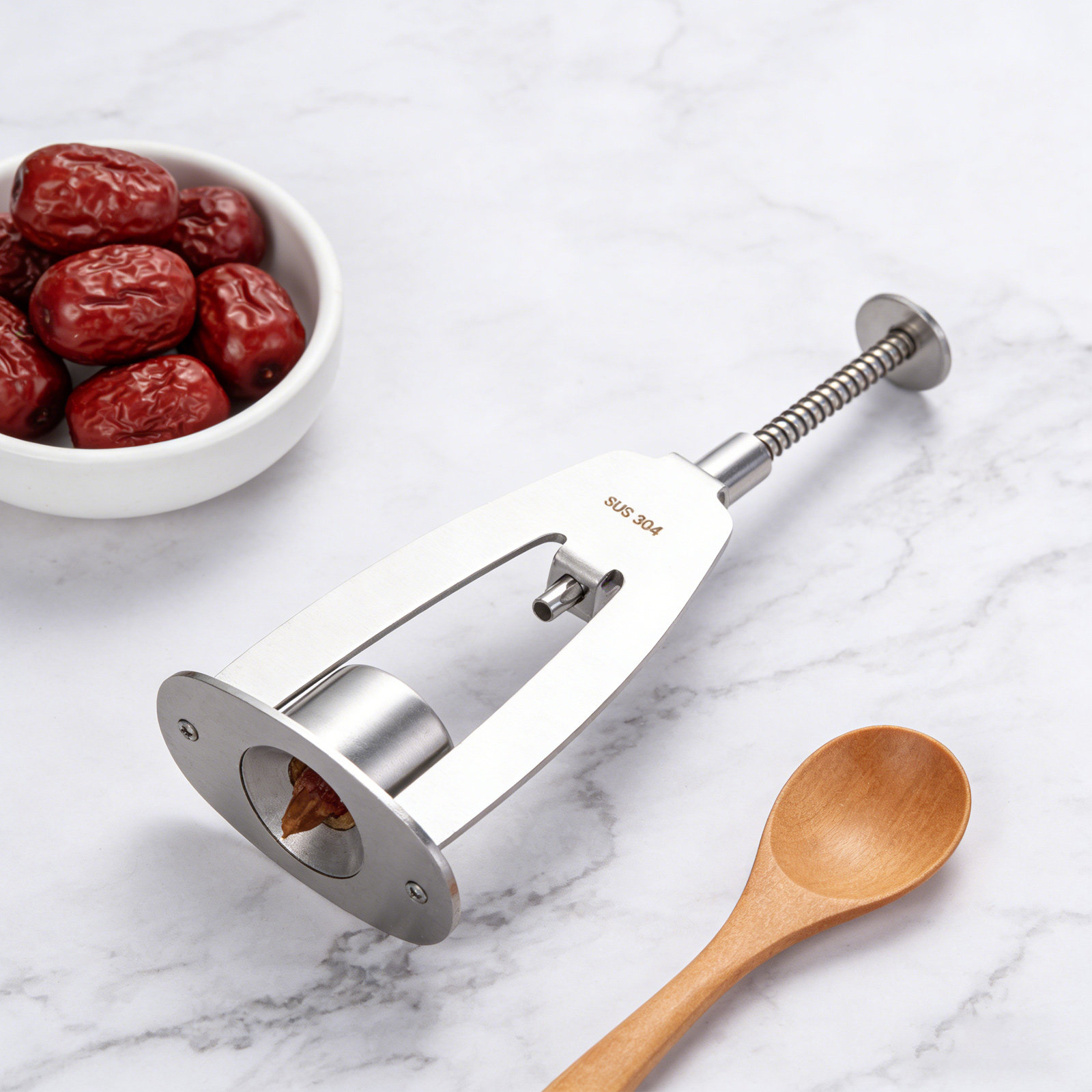 Kitchen Gadgets Tools - Red Dates Corer Jujube Pitter Stainless