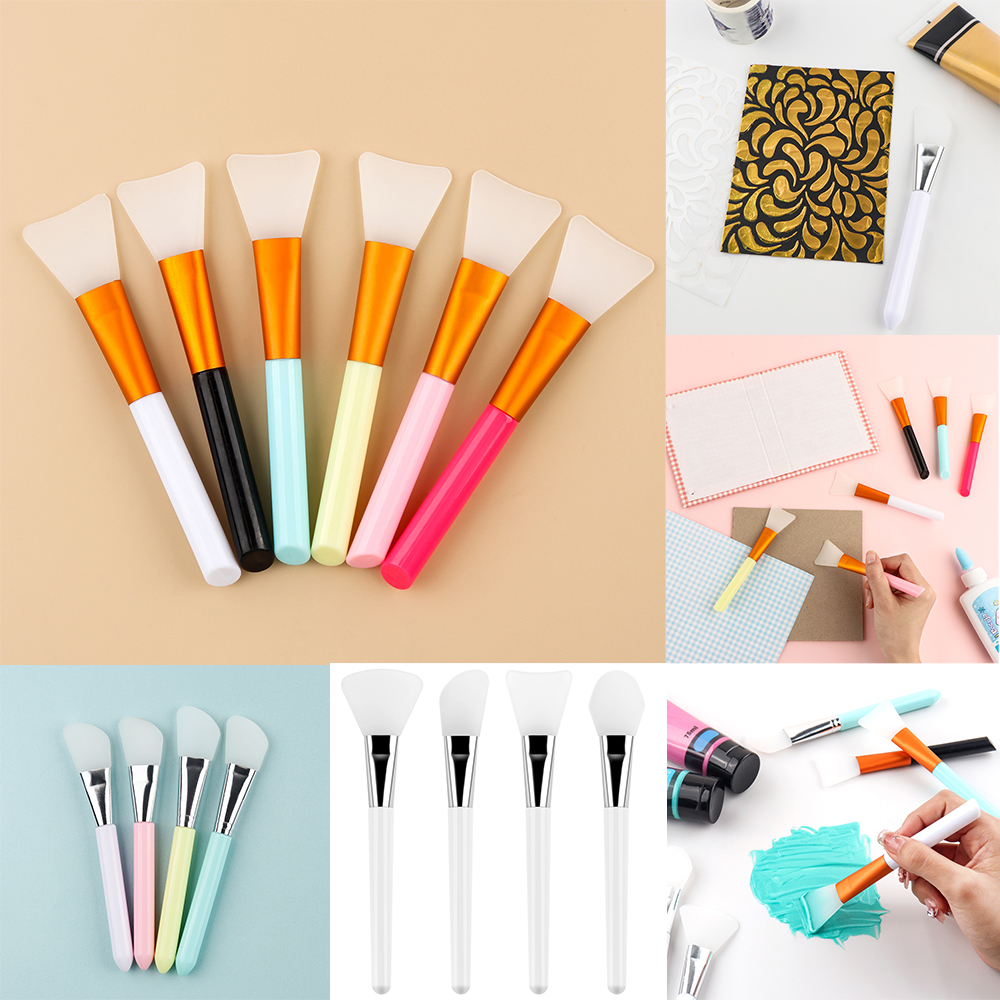 Silicone Spatula Set - Multifunction Silicone Craft Brush Reusable Resin