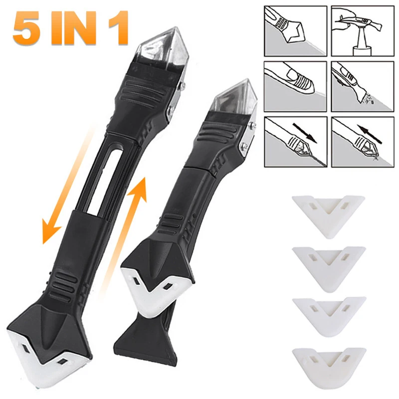 Silicone Spatula Set - 5 in 1 Silicone Spatula Window