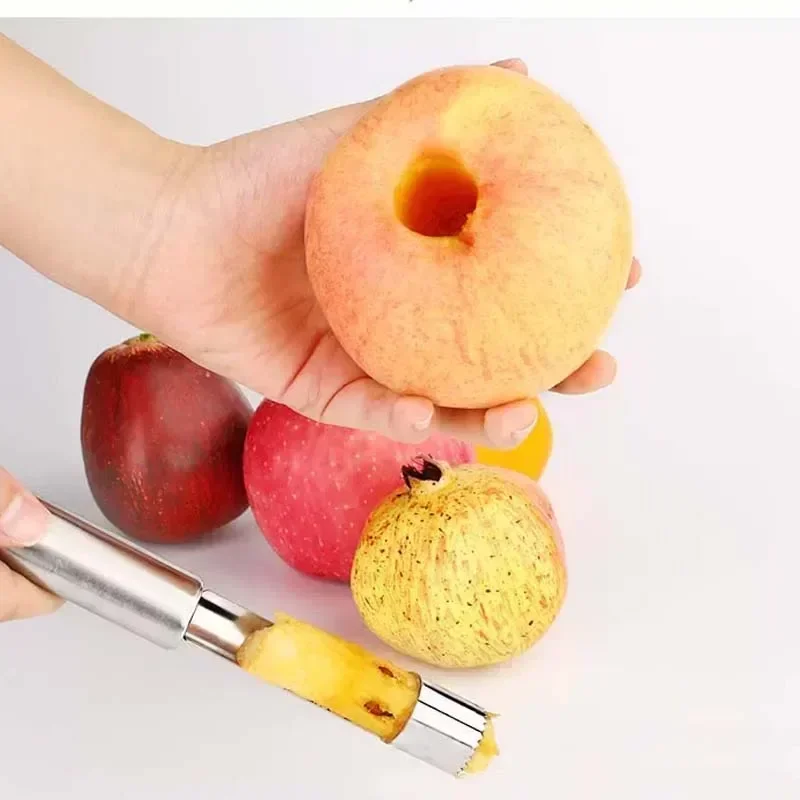 Apple Corer Slicer - Stainless Steel Fruit Corer Apple Seed