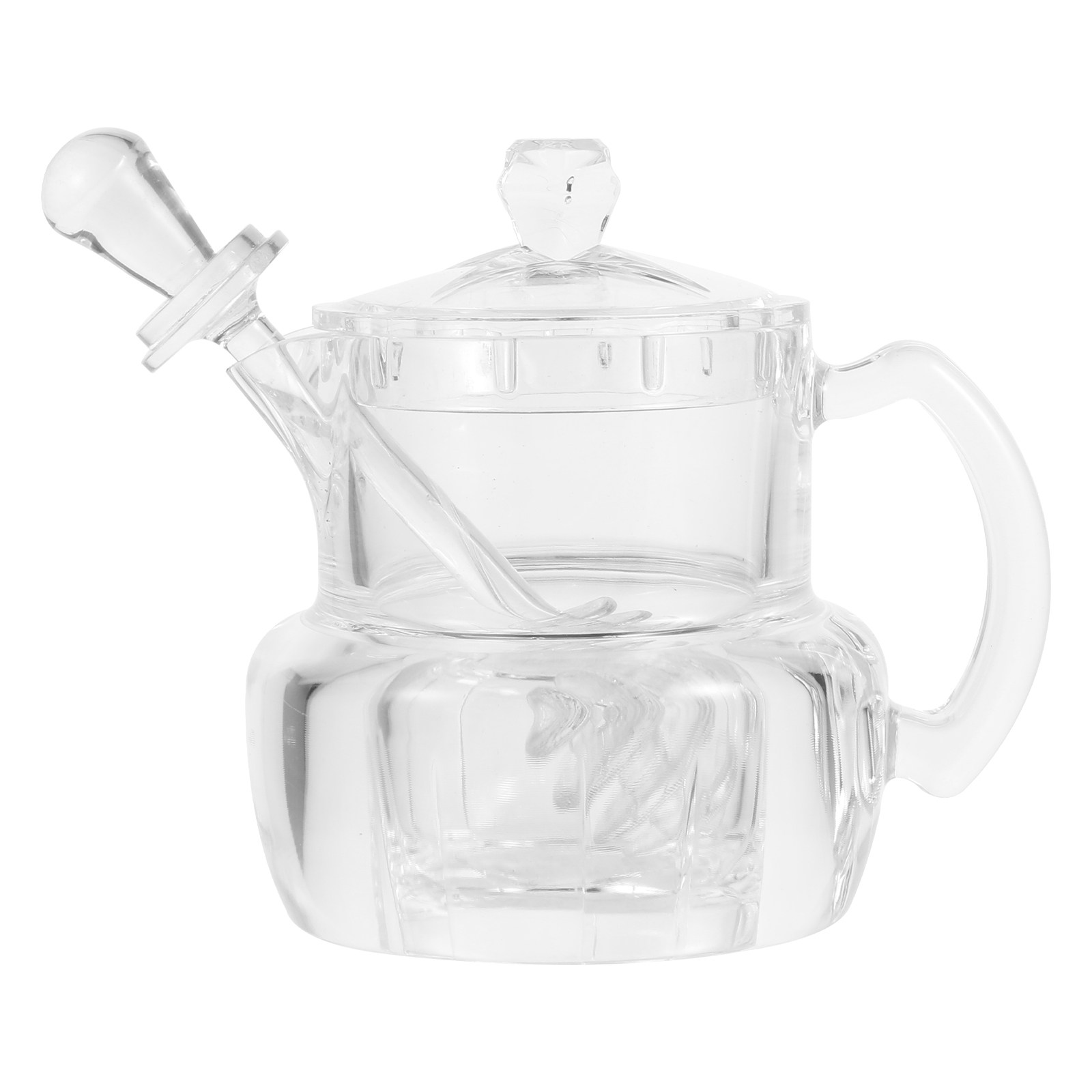 Kitchen Gadgets Dropshipping - 1Set Acrylic Honey Jar with Dipper