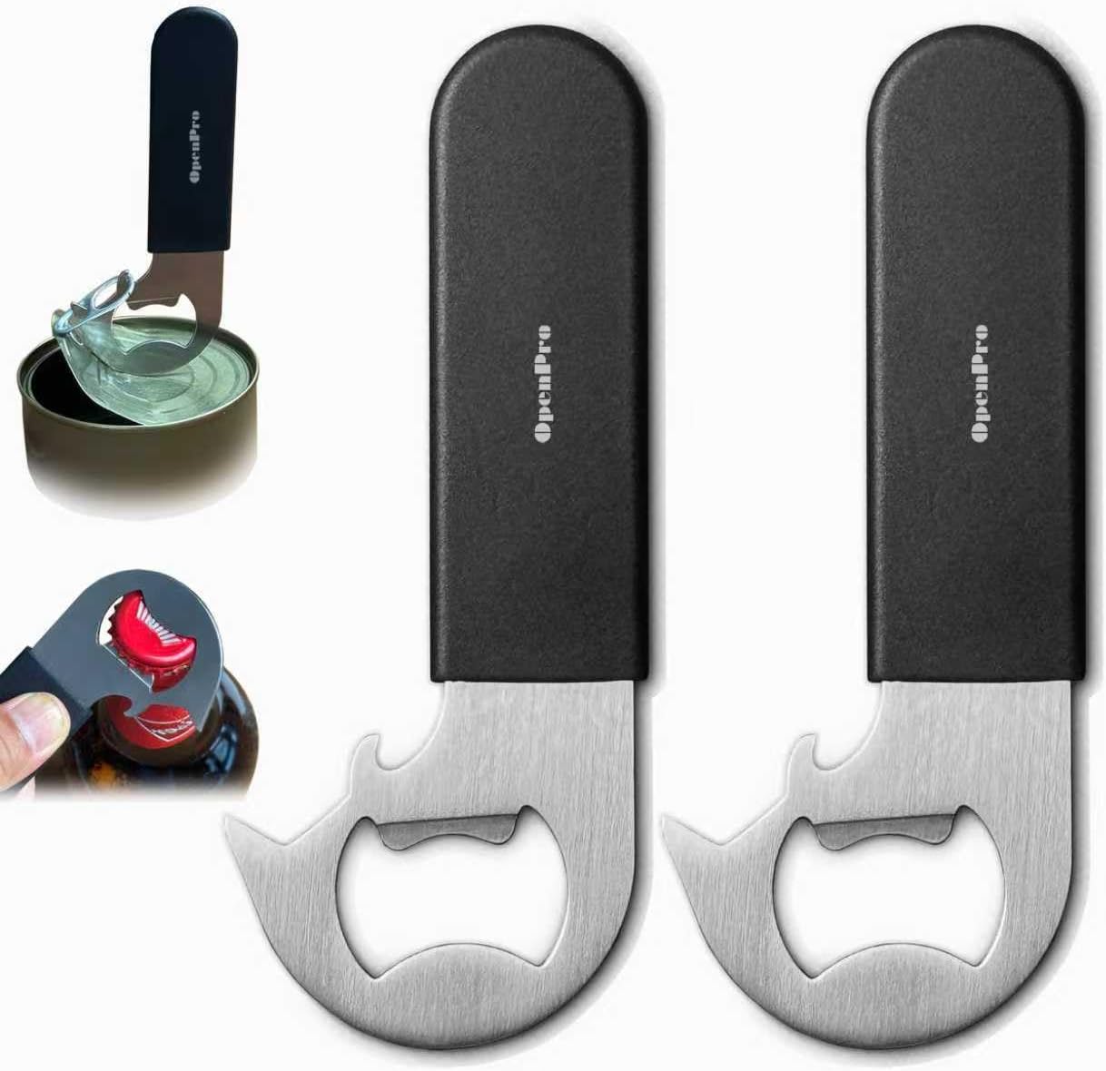 Kitchen Gadgets In - 2-in-1 Magnetic Can and Bottle Opener,