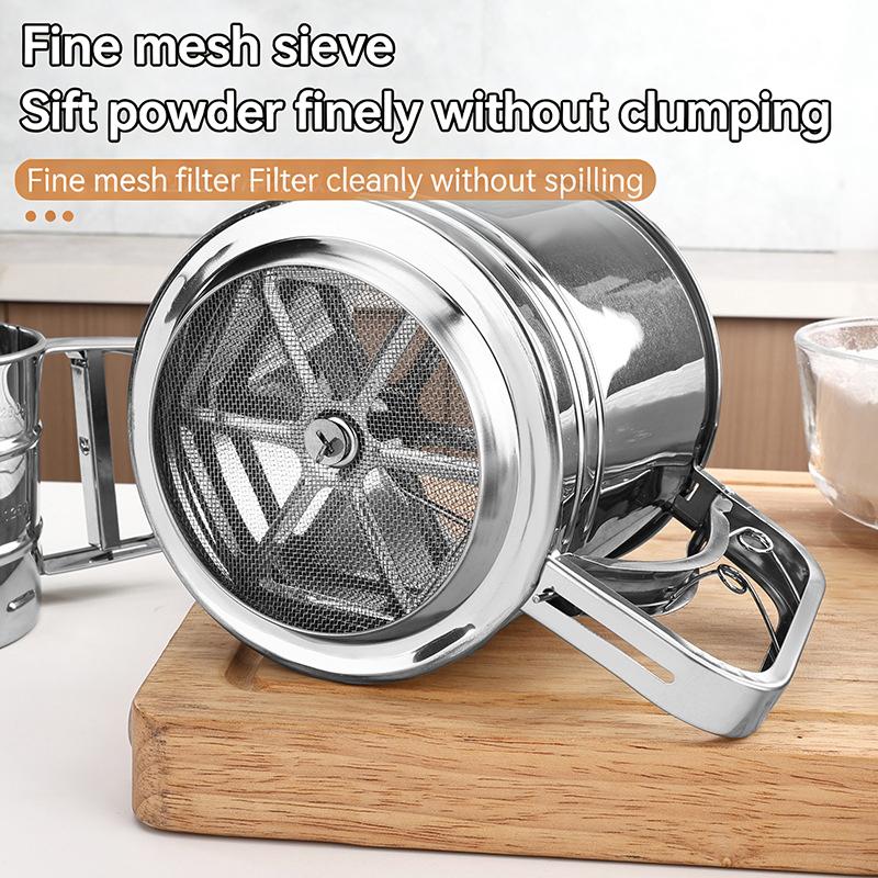 Stainless Steel Flour Sieve Cu - Kitchen Hand Gadgets avis et prix