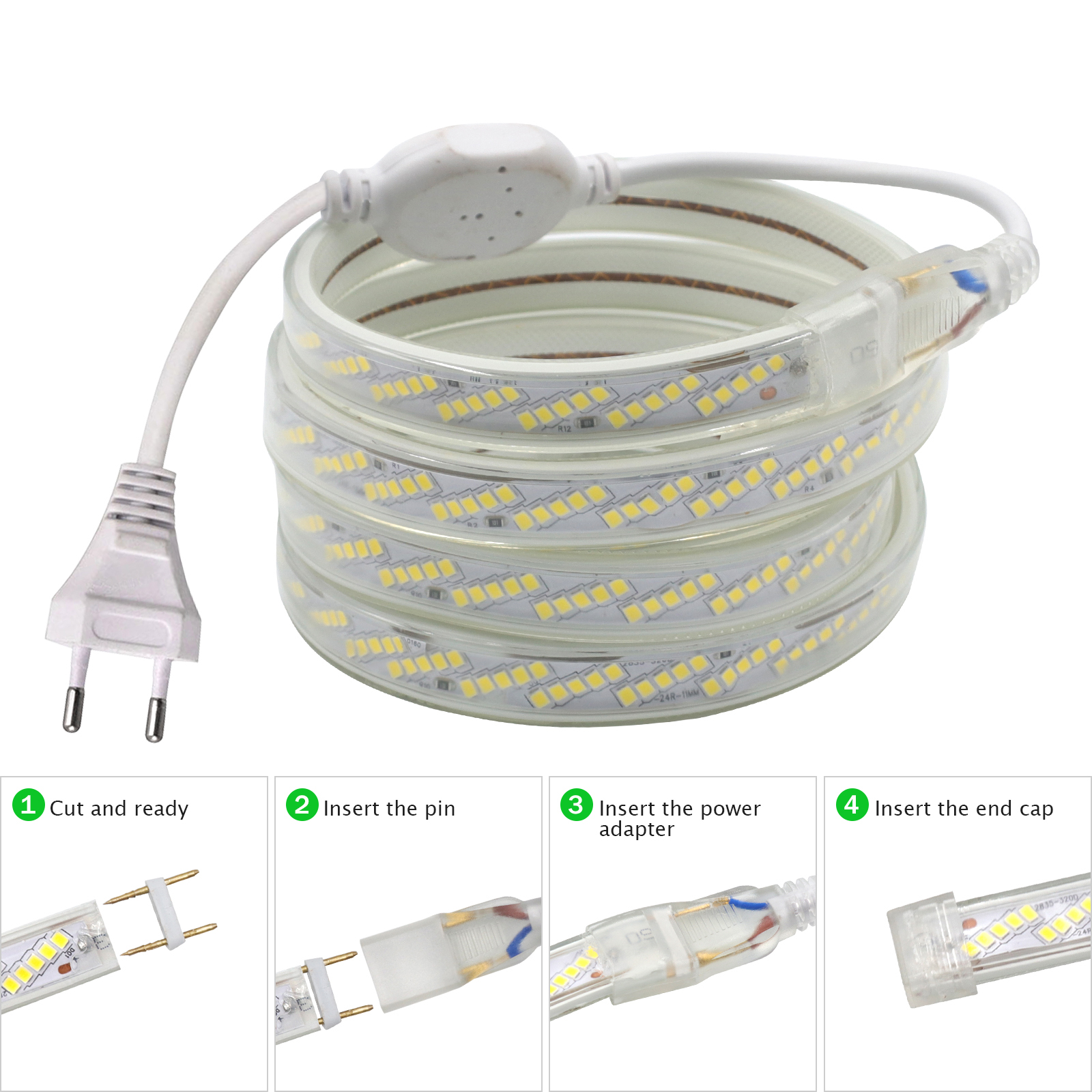 220V 230V COB LED Strip Light  - Kitchen Gadgets Uk avis et prix