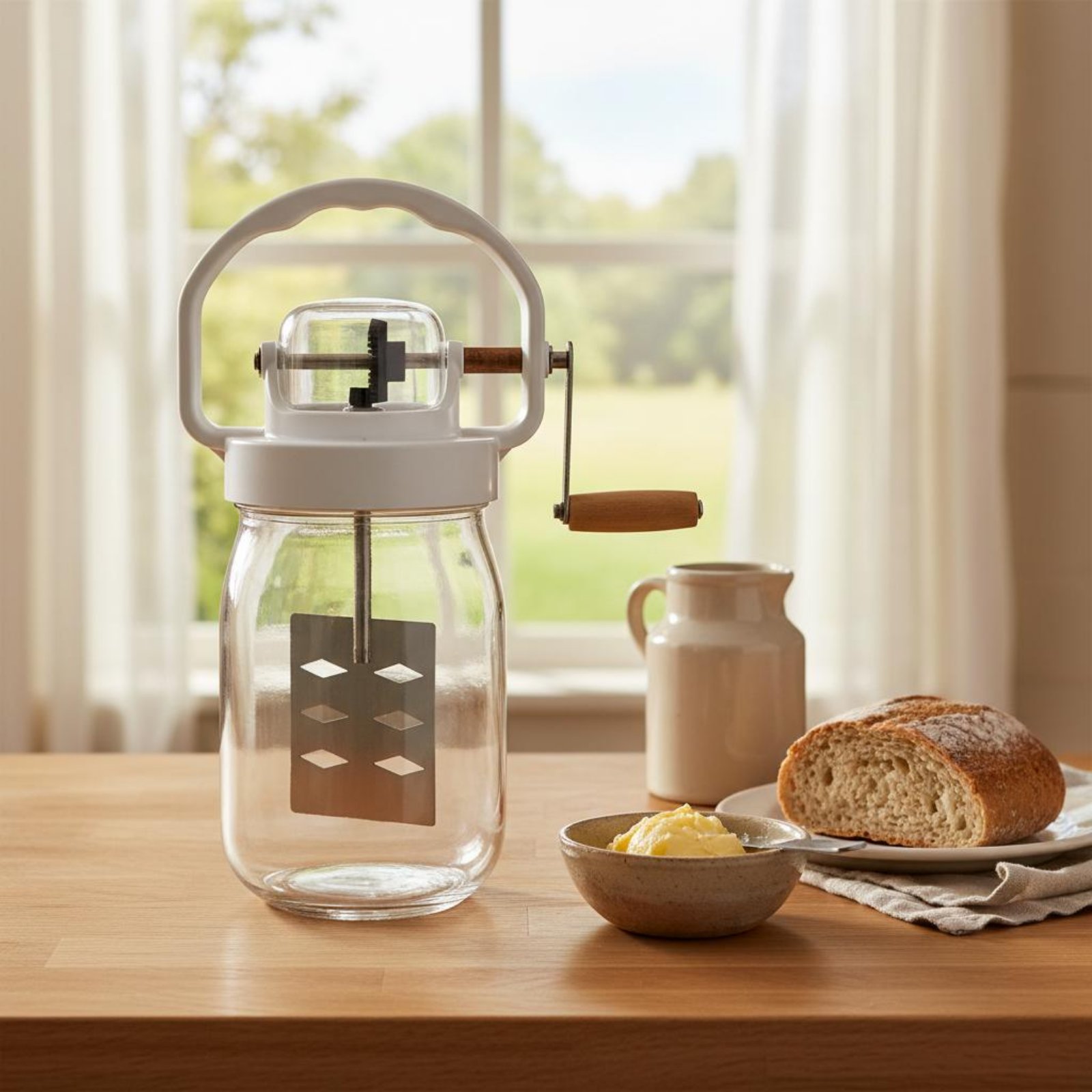 Manual Butter Churner Easy to  - Kitchen Hand Gadgets avis et prix