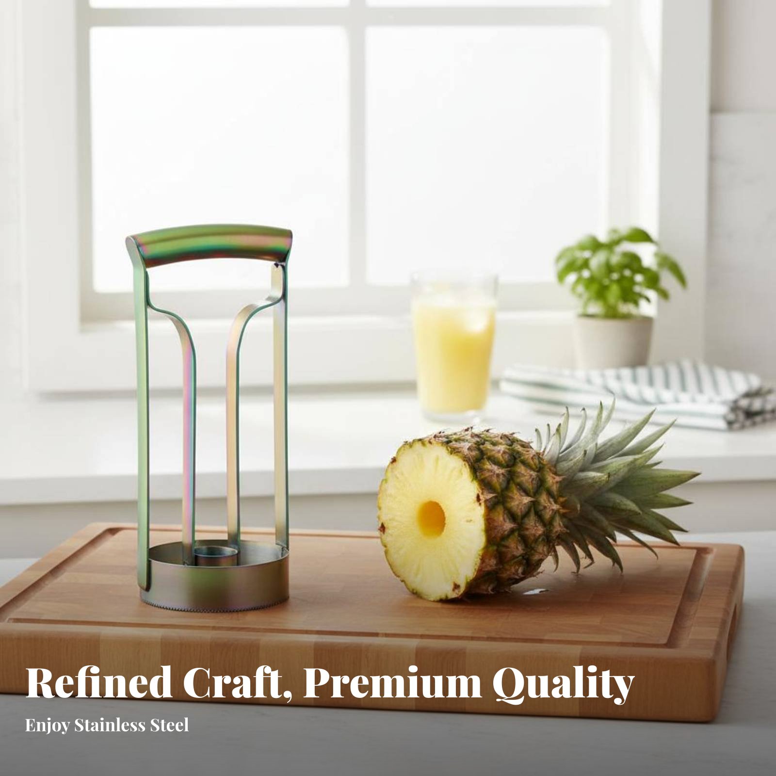 Stainless Steel Pineapple Cutt - Kitchen Gadgets Tools avis et prix