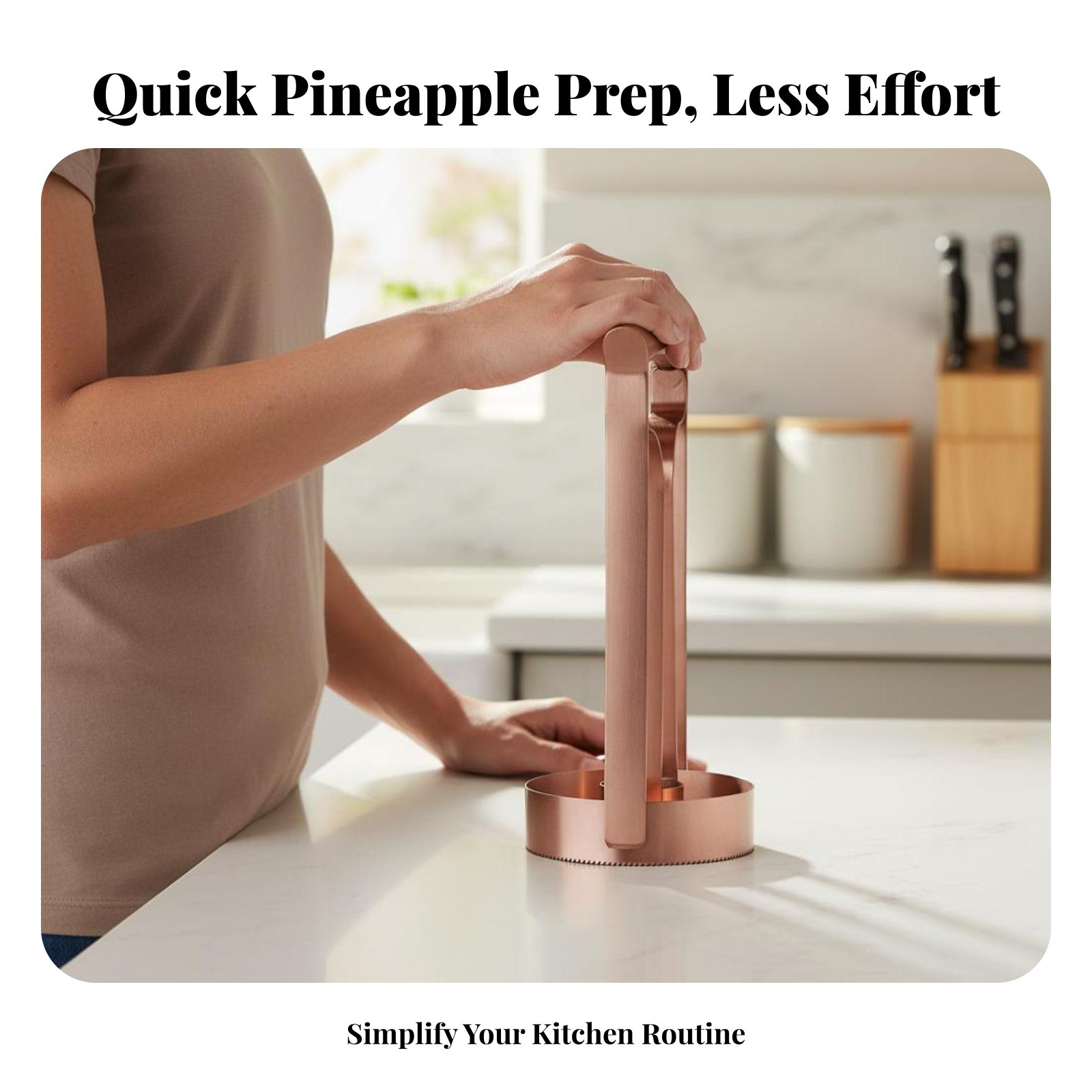 Stainless Steel Pineapple Cutt - Kitchen Gadgets Tools avis et prix