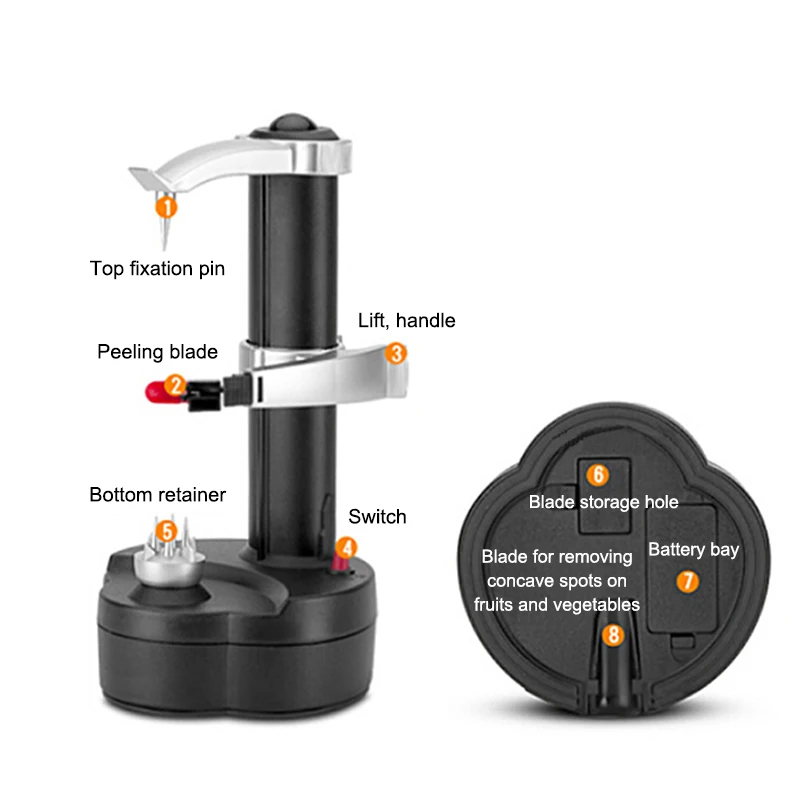 Automatic Rotating Apple Peele - Apple Corer Slicer avis et prix