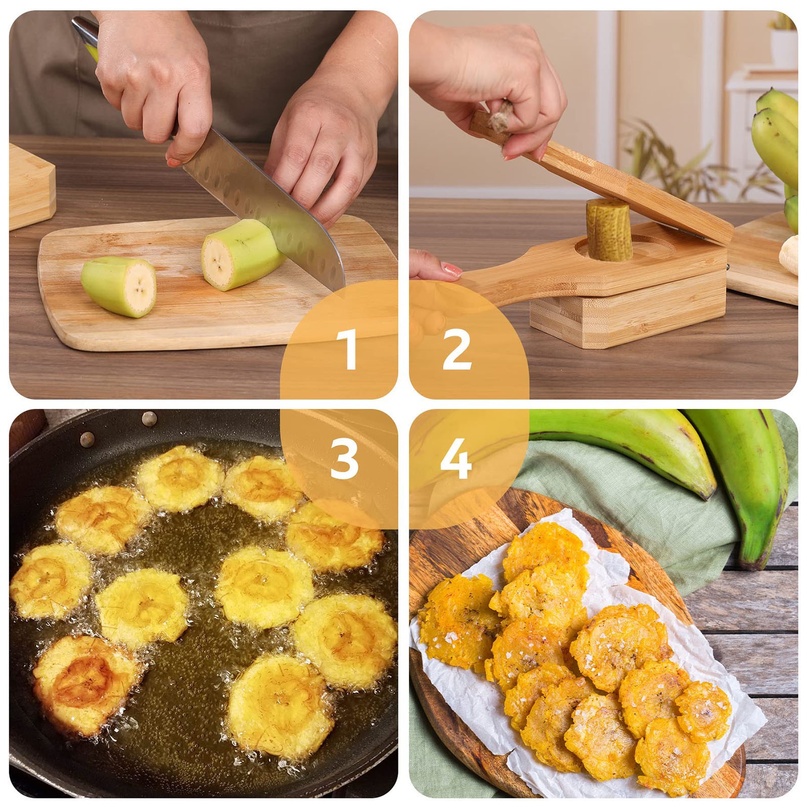 Banana Pancake Maker Hand Pres - Kitchen Hand Gadgets avis et prix