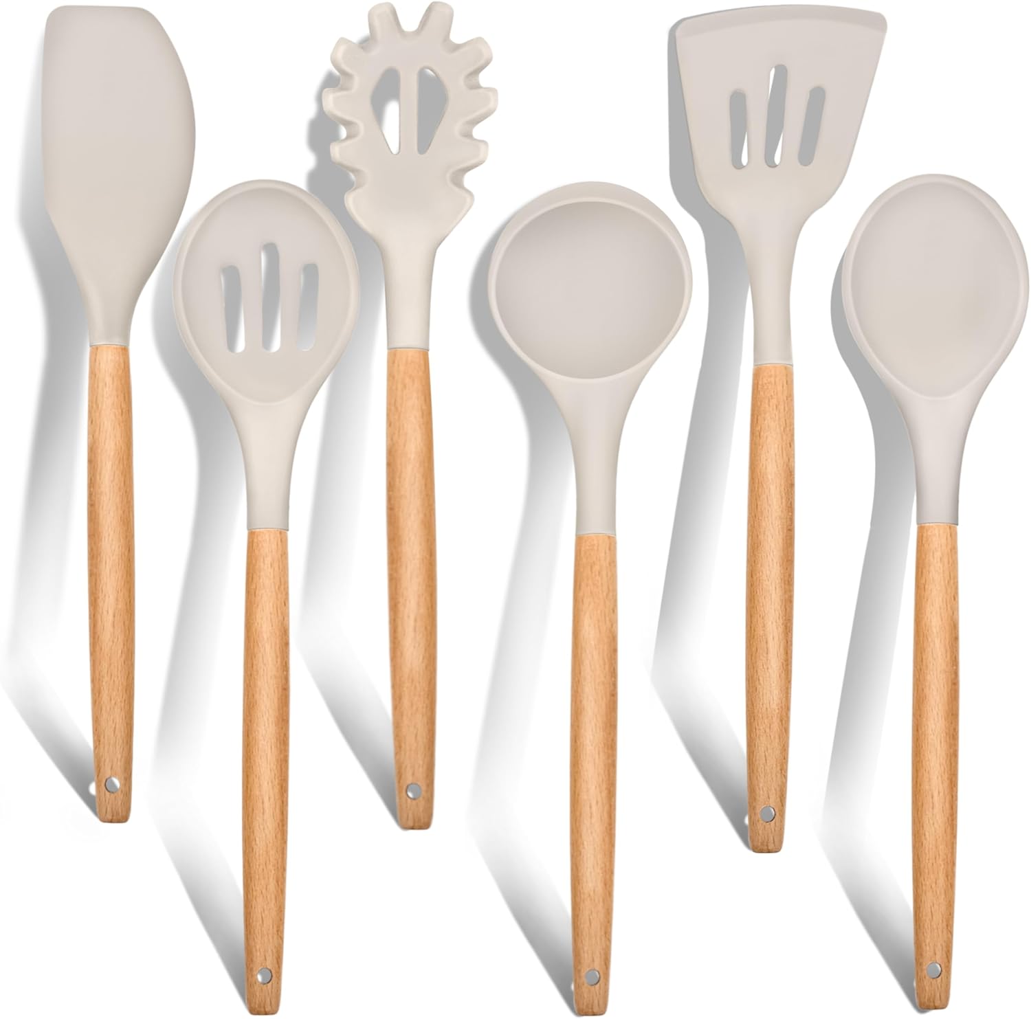 6-Piece Silicone Kitchen Utens - Silicone Spatula Set avis et prix