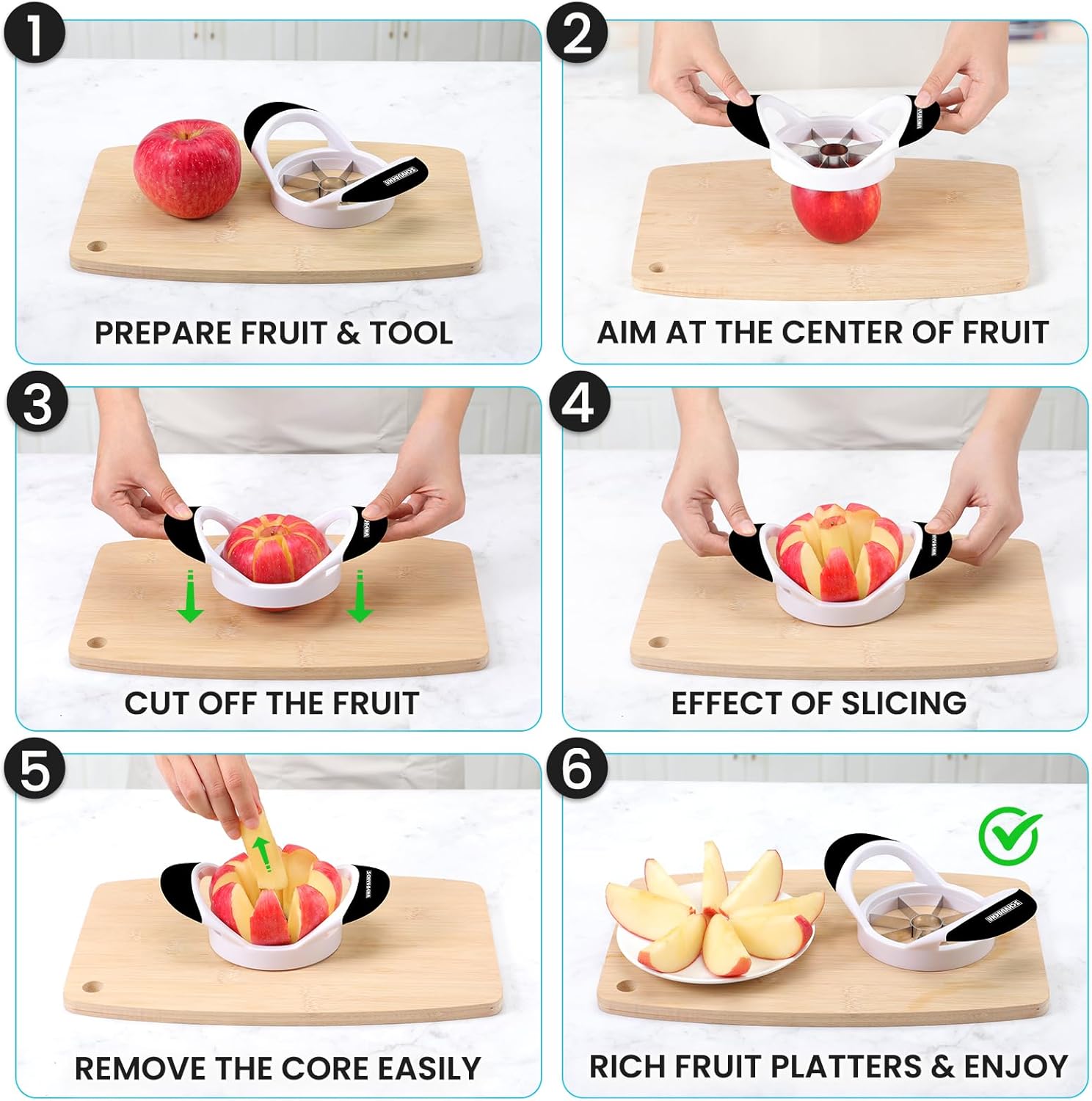 3.5 Inch Apple Slicer - Stainl - Apple Corer Slicer avis et prix