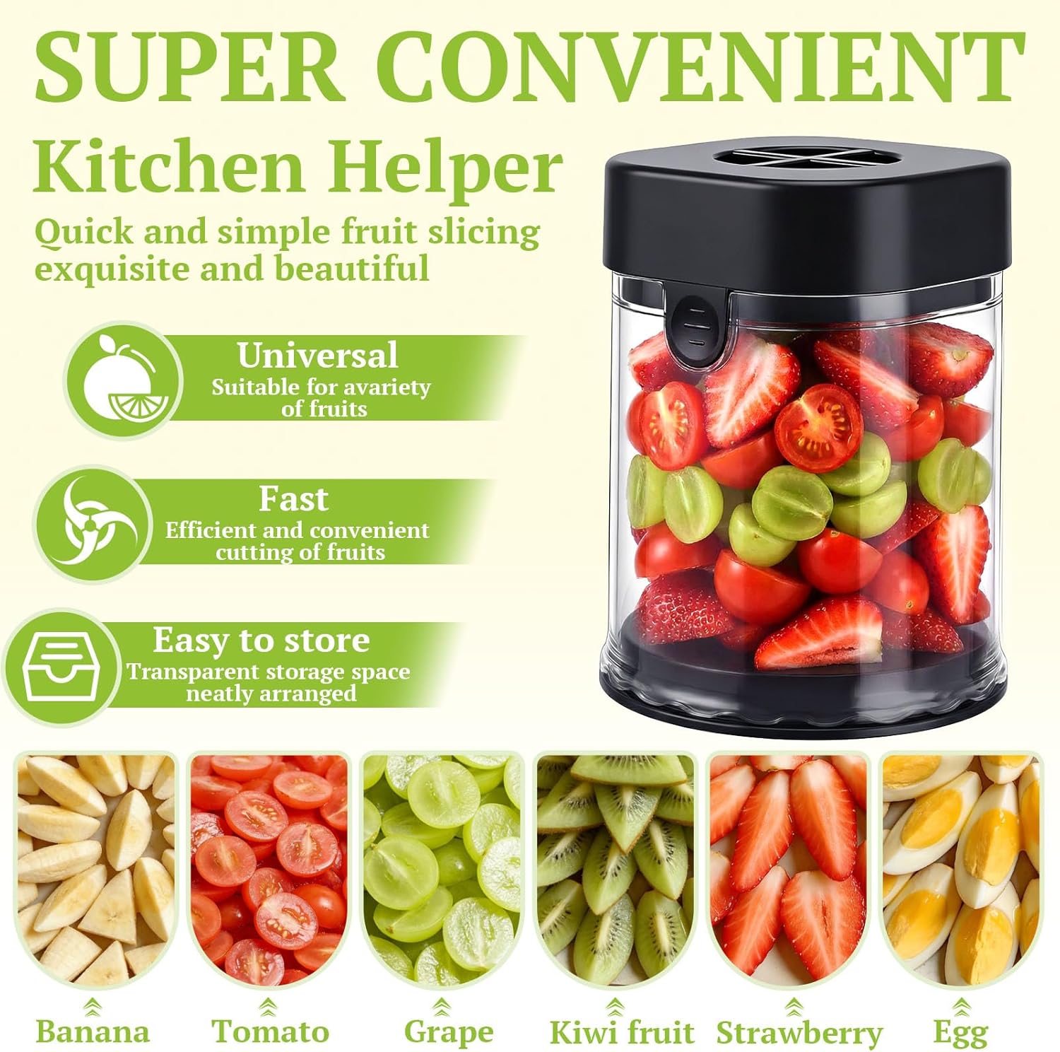 Fruit Slicer Cup, Strawberry S - Kitchen Gadgets Images avis et prix