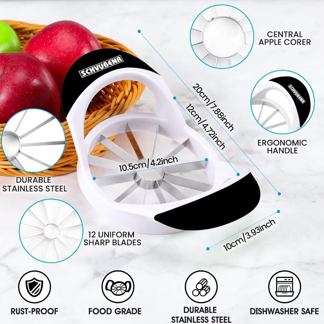 12-Blade Apple Slicer and Core - Apple Corer Slicer avis et prix