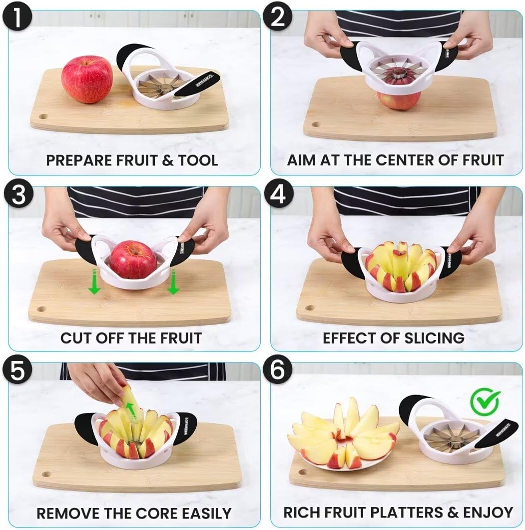 12-Blade Apple Slicer and Core - Apple Corer Slicer avis et prix