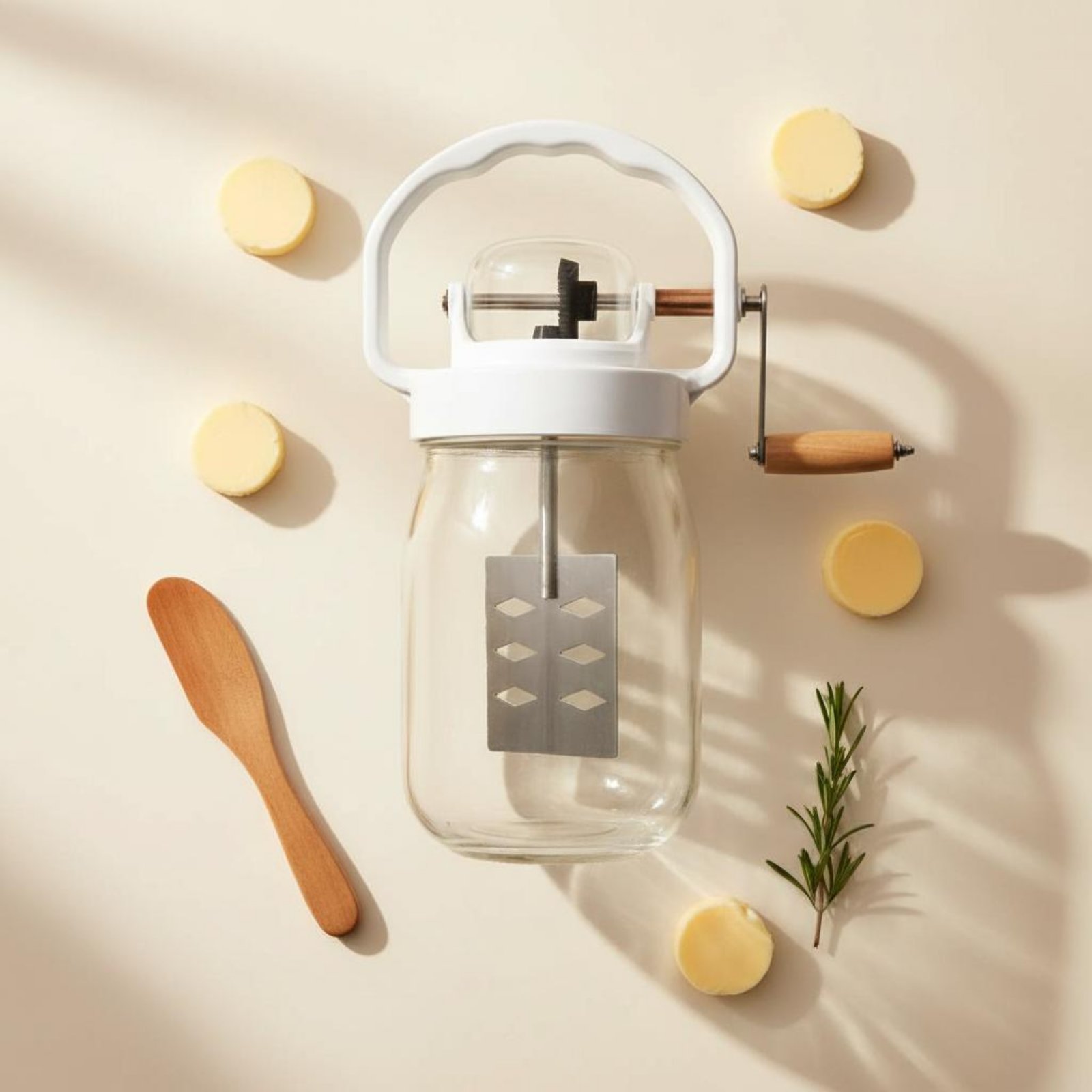 Manual Butter Churner Easy to  - Kitchen Hand Gadgets avis et prix