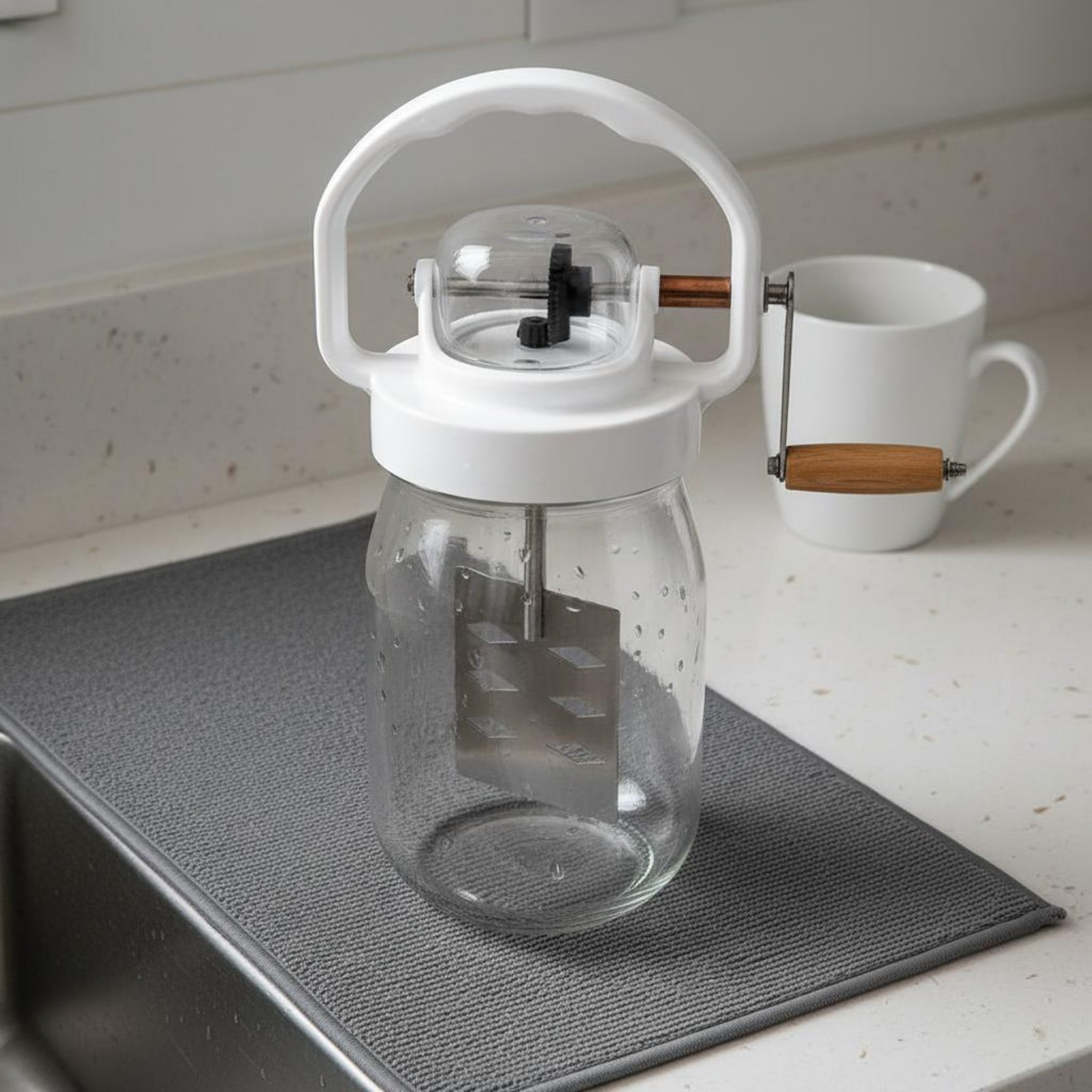 Manual Butter Churner Easy to  - Kitchen Hand Gadgets avis et prix