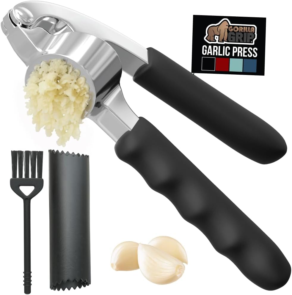Heavy Duty Garlic Press & Peel - Kitchen Gadgets Images avis et prix