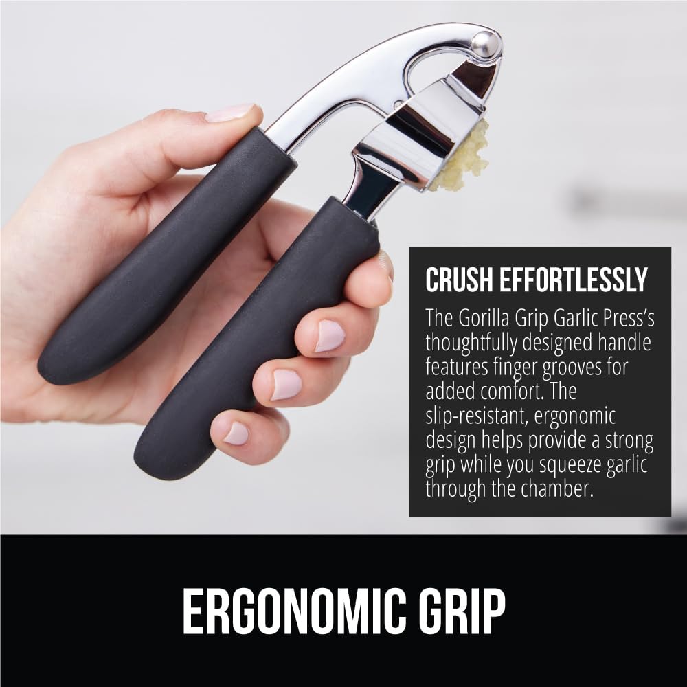 Heavy Duty Garlic Press & Peel - Kitchen Gadgets Images avis et prix
