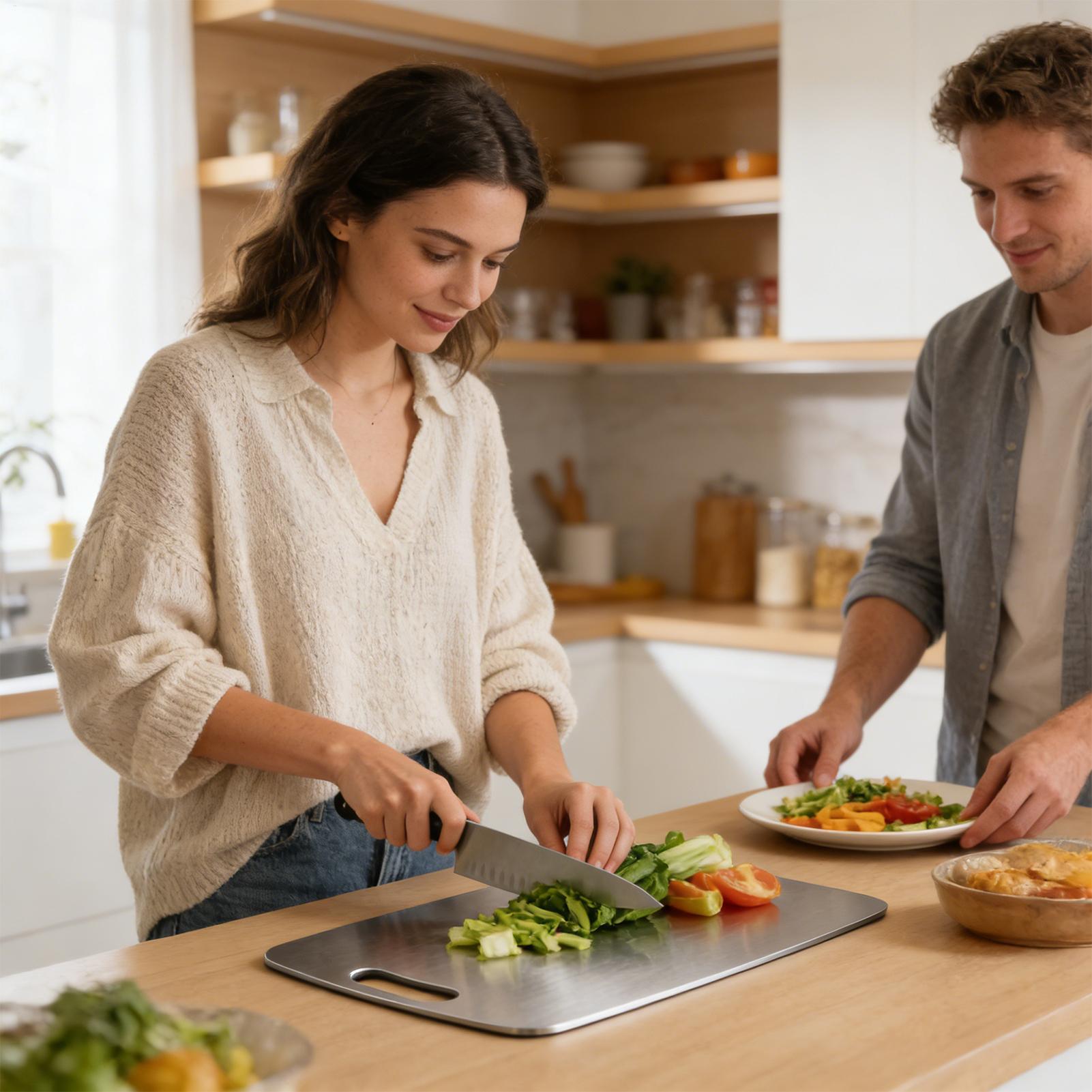 Stainless Steel Cutting Board  - Kitchen Gadgets In avis et prix