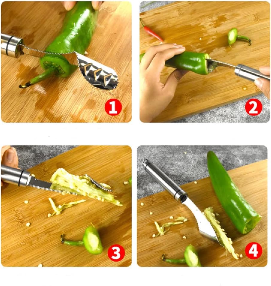 Jalapeno Pepper Corer, Stainle - Kitchen Gadgets Images avis et prix
