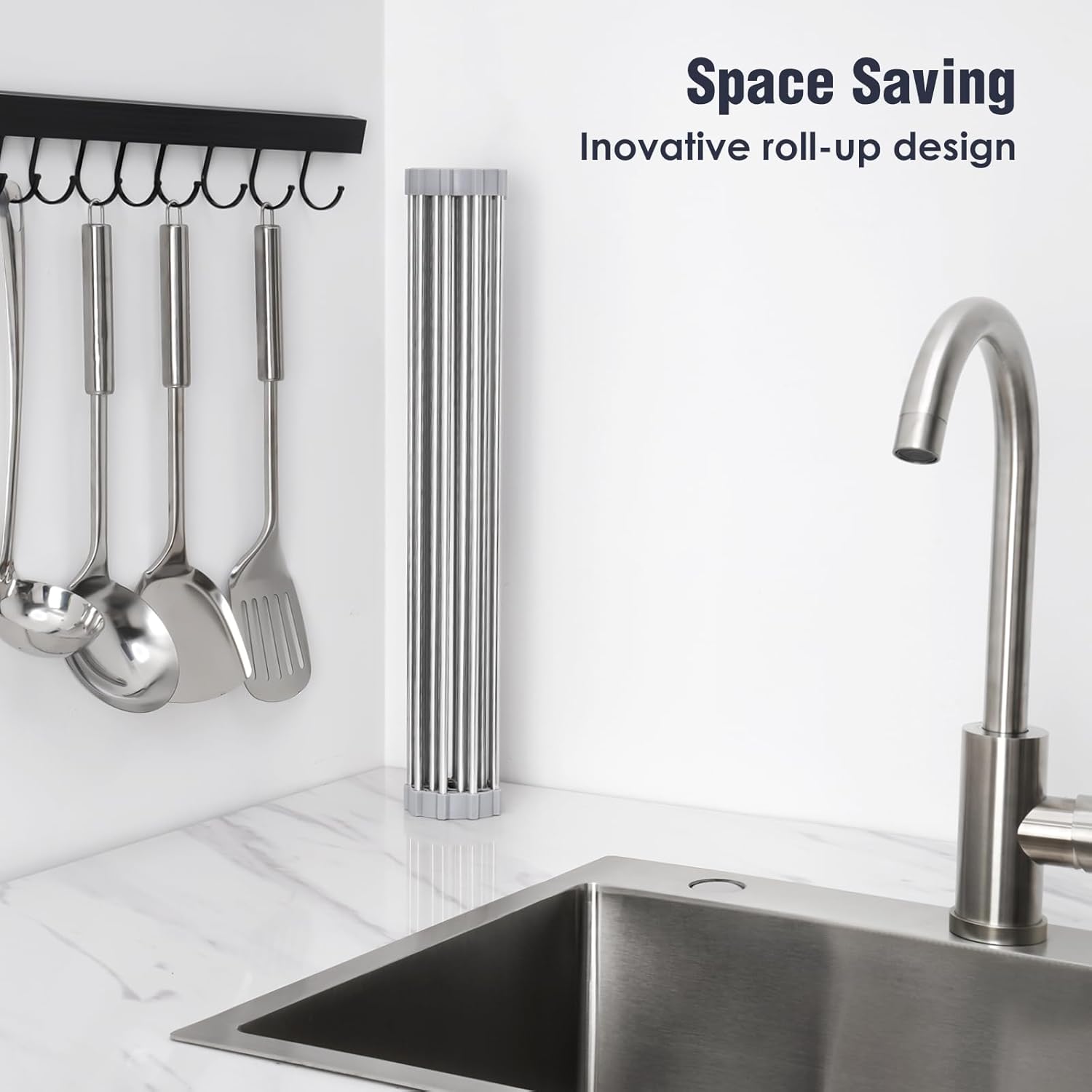 Roll Up Dish Drying Rack Over  - Kitchen Gadgets Images avis et prix