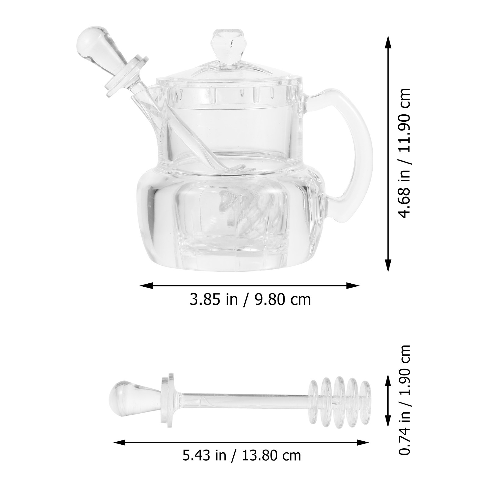 1Set Acrylic Honey Jar with Di - Kitchen Gadgets Dropshipping avis et prix