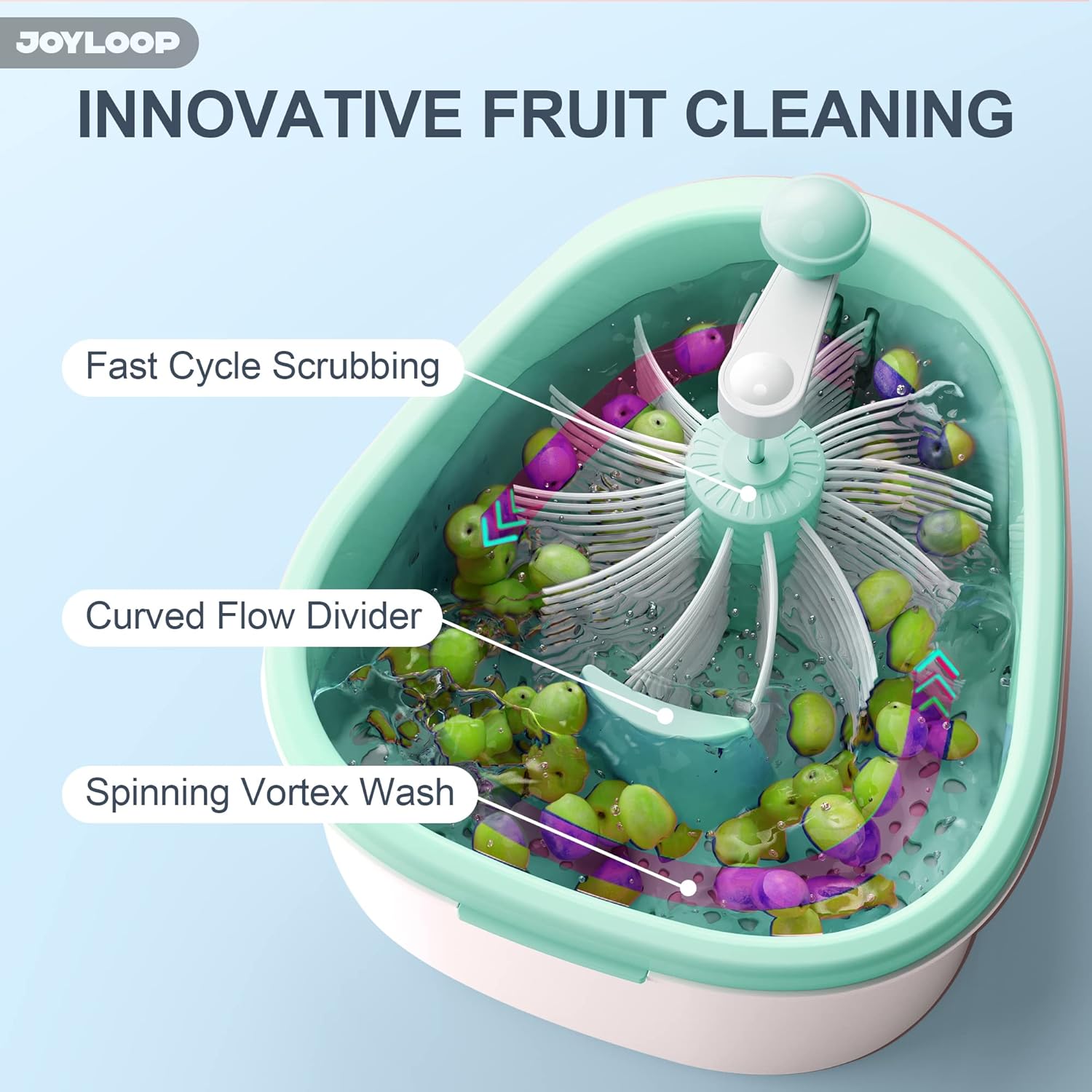 Large Fruit Washer Spinner wit - Kitchen Gadgets Images avis et prix