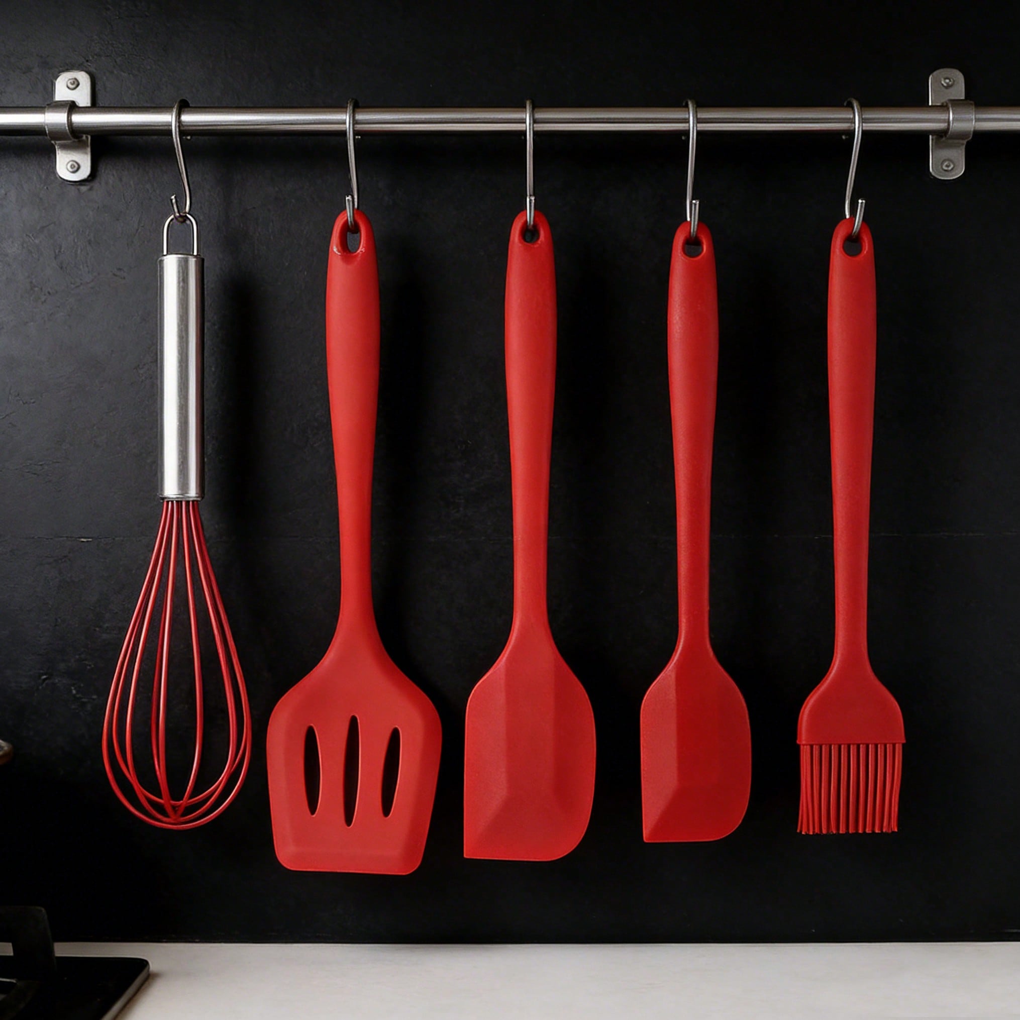 Silicone Cooking Utensils Set, - Silicone Spatula Set avis et prix