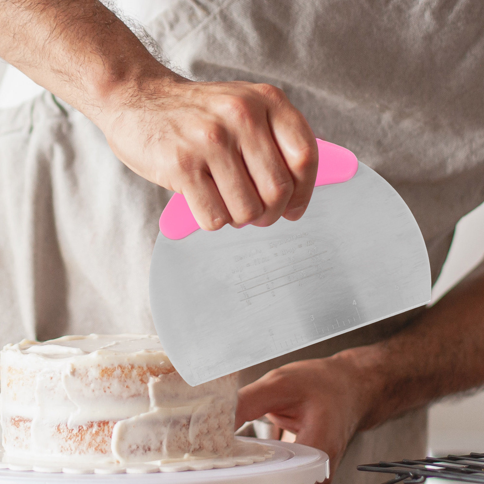 2Pcs Silicone Dough Scraper Se - Silicone Spatula Set avis et prix