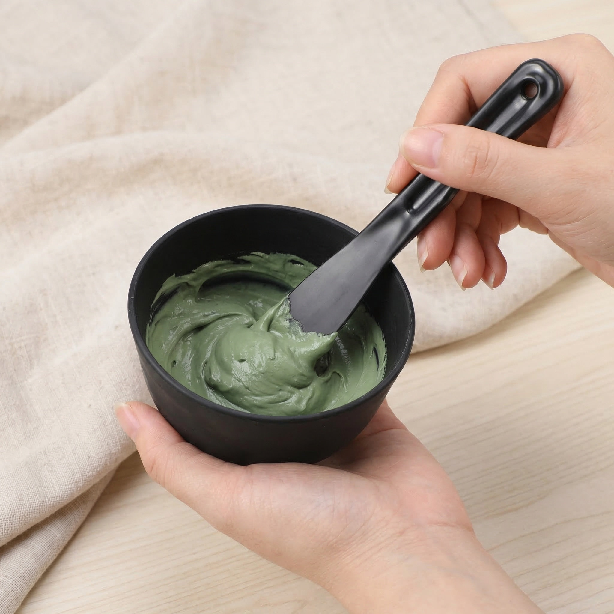 1Set Silicone Facial Mask Mixi - Silicone Spatula Set avis et prix