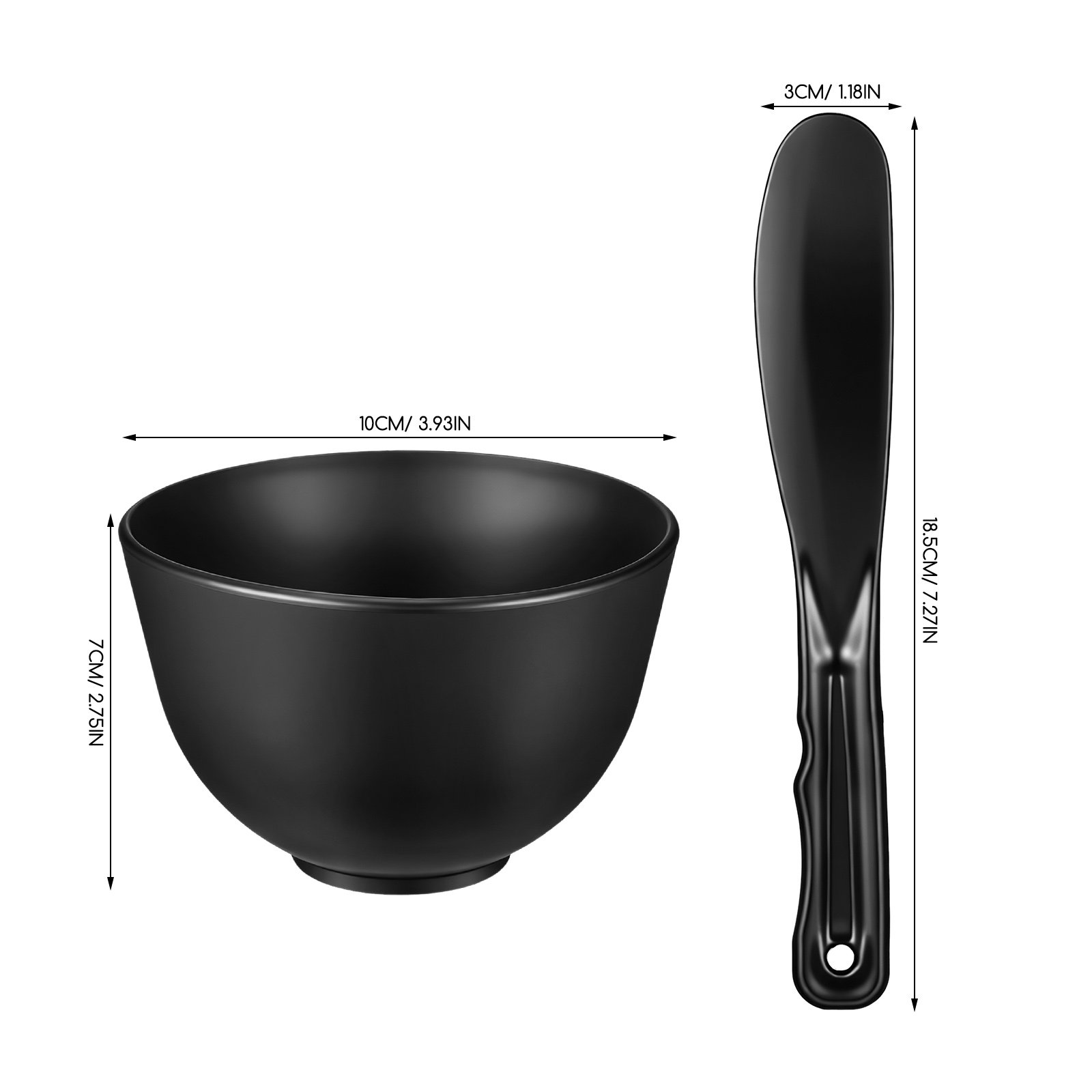 1Set Silicone Facial Mask Mixi - Silicone Spatula Set avis et prix