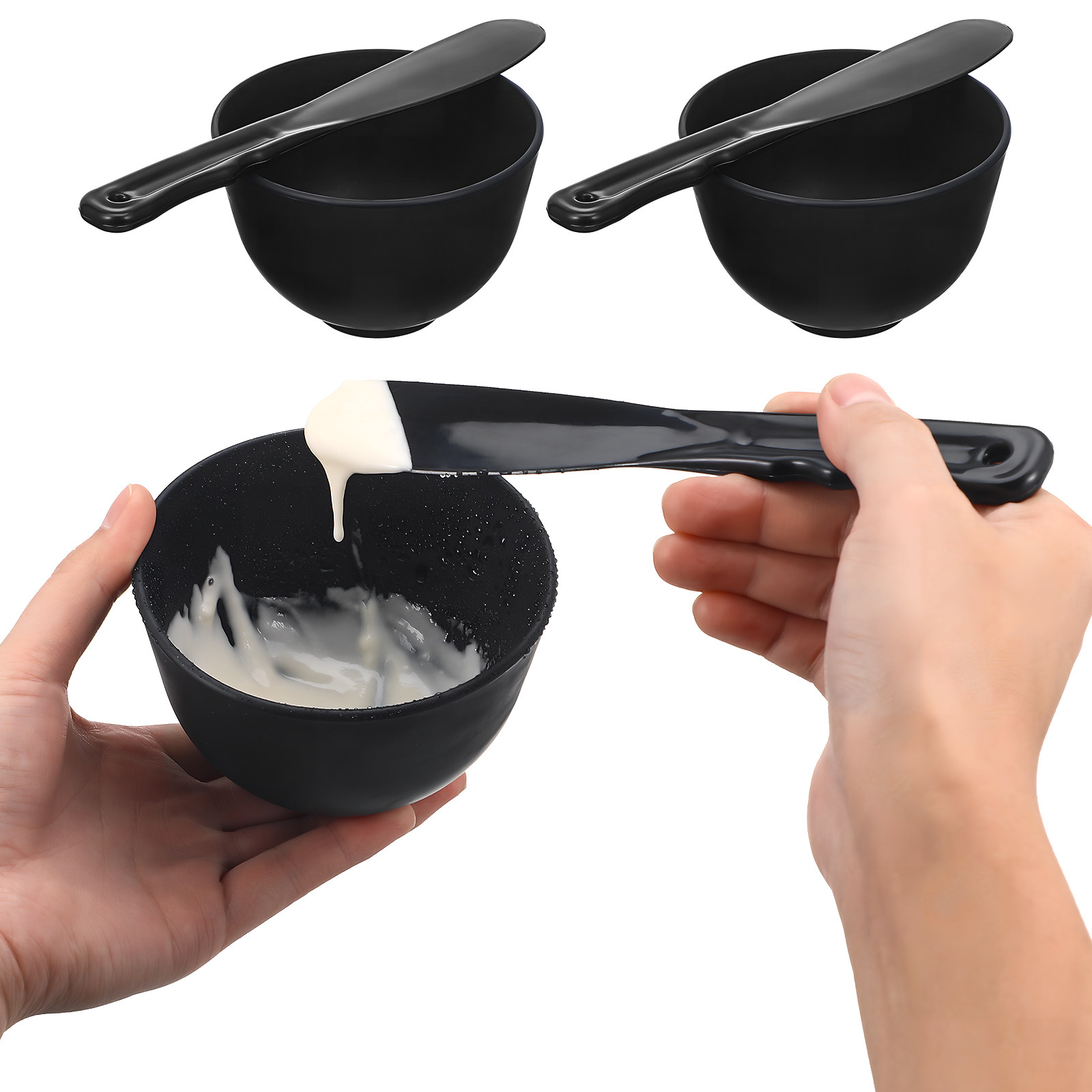 1Set Silicone Facial Mask Mixi - Silicone Spatula Set avis et prix