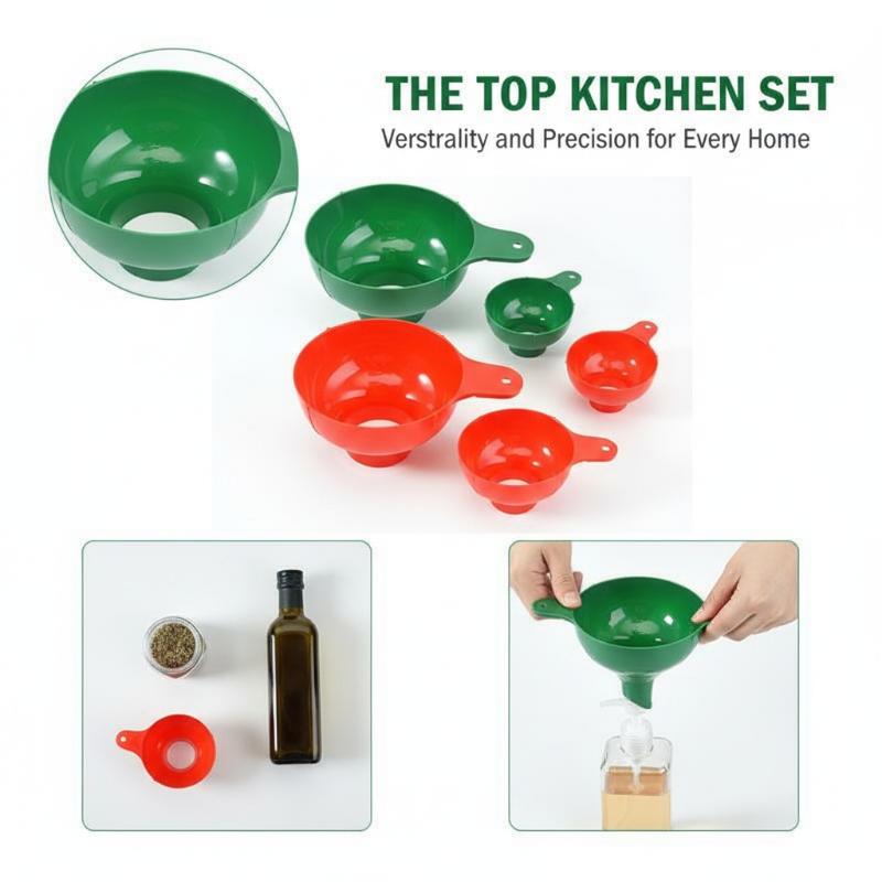 2pcs/set Wide Mouth Funnel Pla - Kitchen Gadgets Popular avis et prix